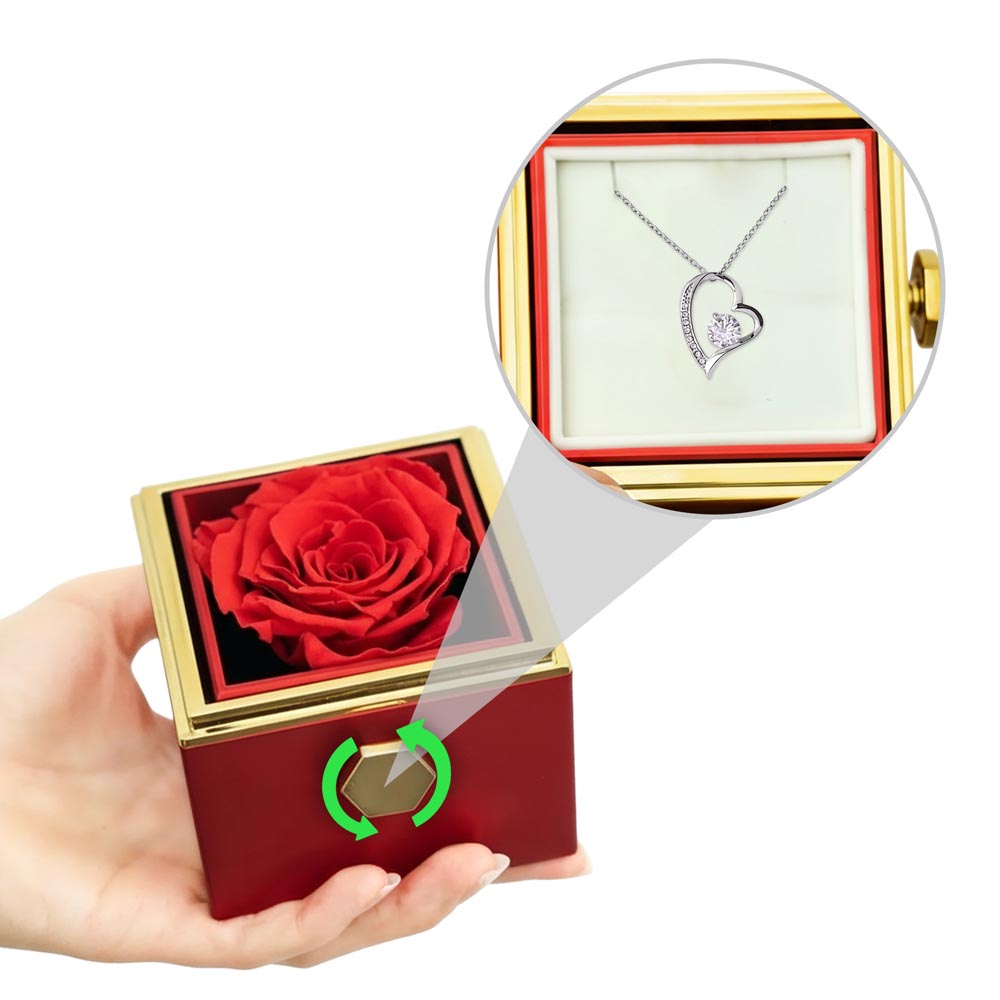 Blooming Forever – Forever Love Rotating Rose Box