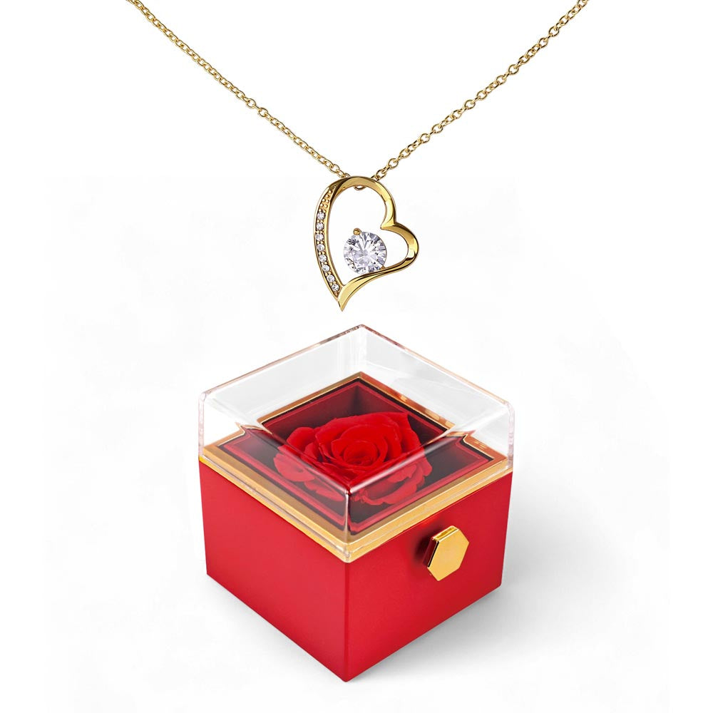 Blooming Forever – Forever Love Rotating Rose Box