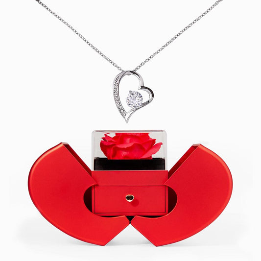 Forever Rose Moment – Forever Love Red Heart Rose Box