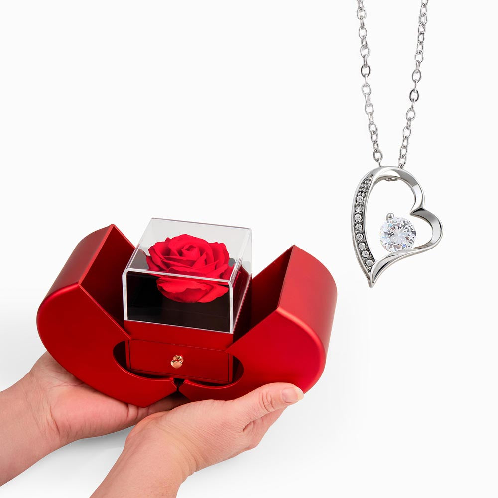 Forever Rose Moment – Forever Love Red Heart Rose Box